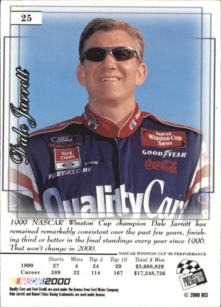 2000 Press Pass Premium Reflectors #25 Dale Jarrett