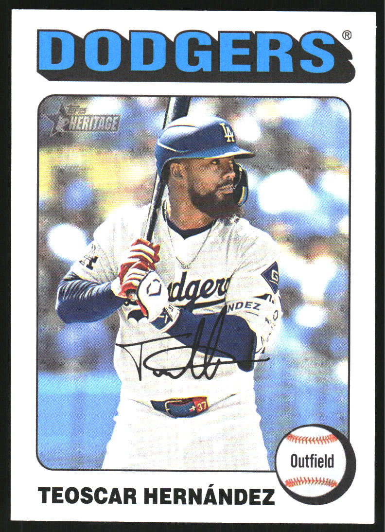 2024 Topps Heritage White Border #535 Teoscar Hernandez