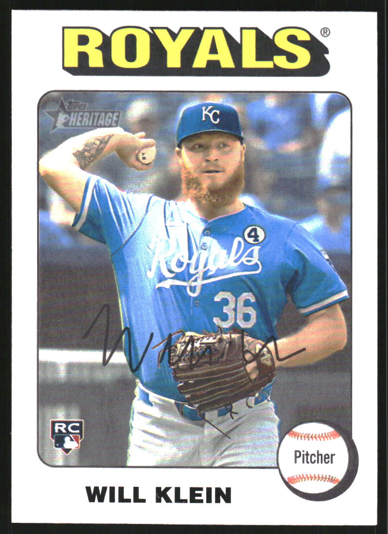 2024 Topps Heritage White Border #723 Will Klein