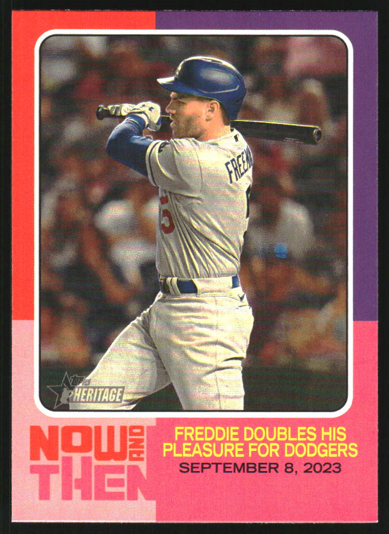 2024 Topps Heritage Now and Then #NAT14 Freddie Freeman