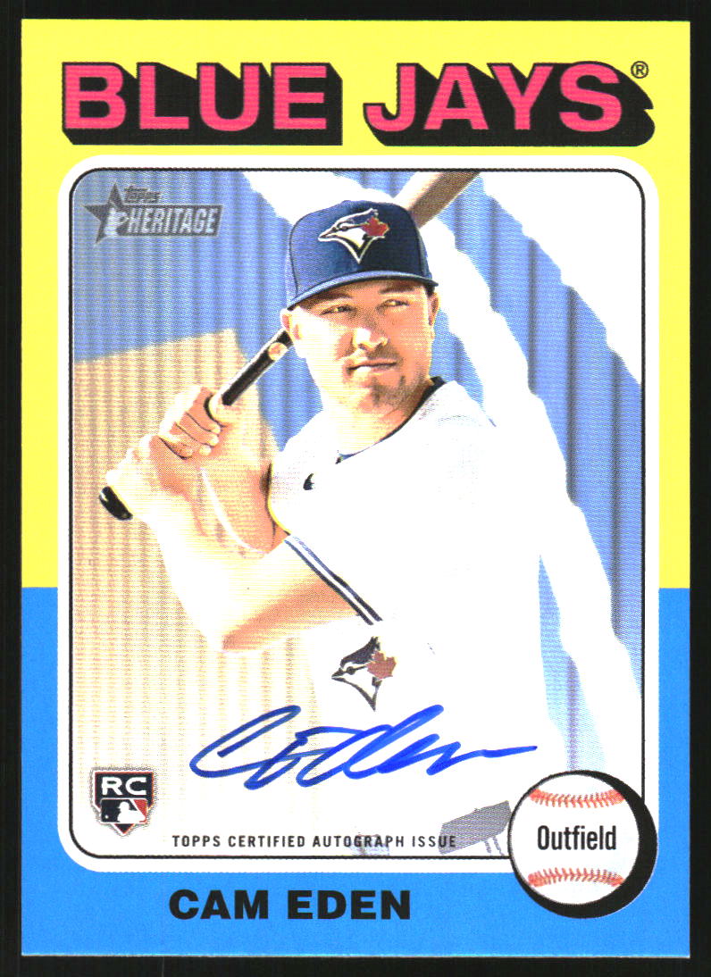 MLB アレナド Topps Heritage Real One Auto 2024 Topps Heritage Real One Autographs #ROACE Cam Eden HN Auto
