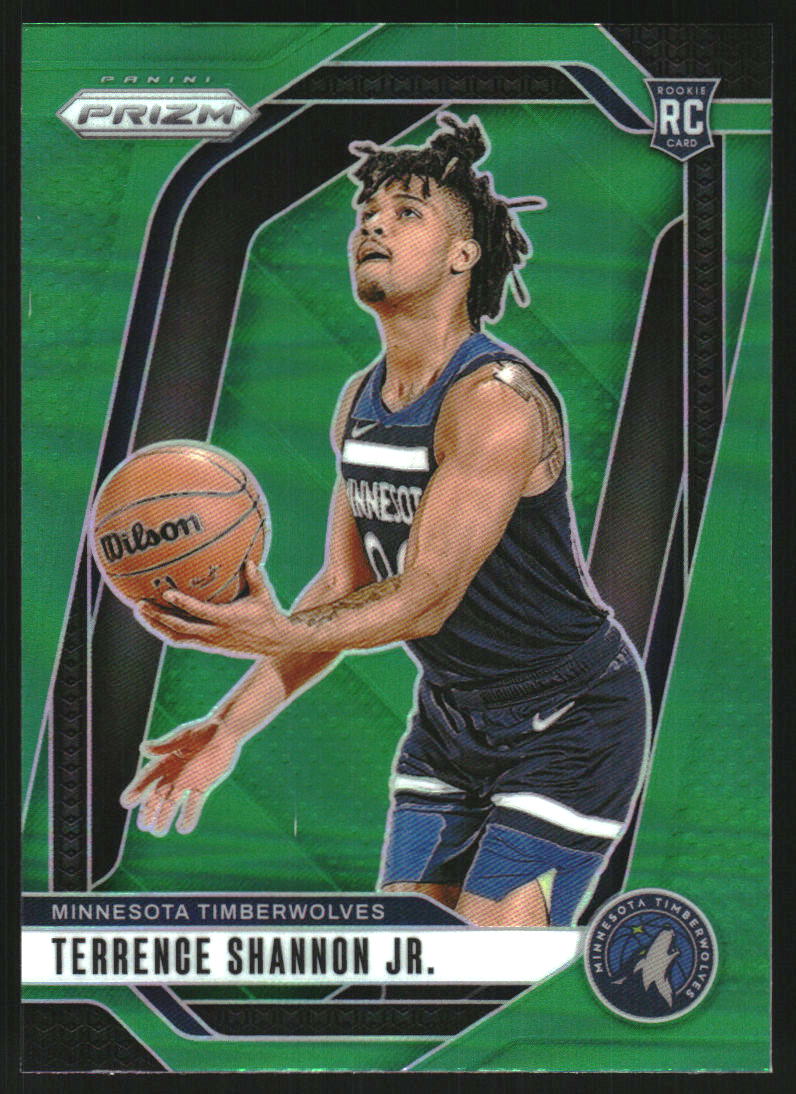 2024-25 Panini Prizm Prizms Green #224 Terrence Shannon Jr.