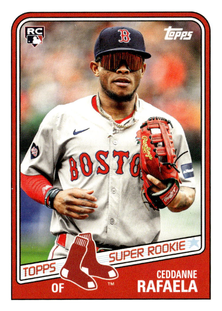 2024 Topps Throwback Thursday #102 Ceddanne Rafaela/1518*/'88 Topps FB Super Rookie