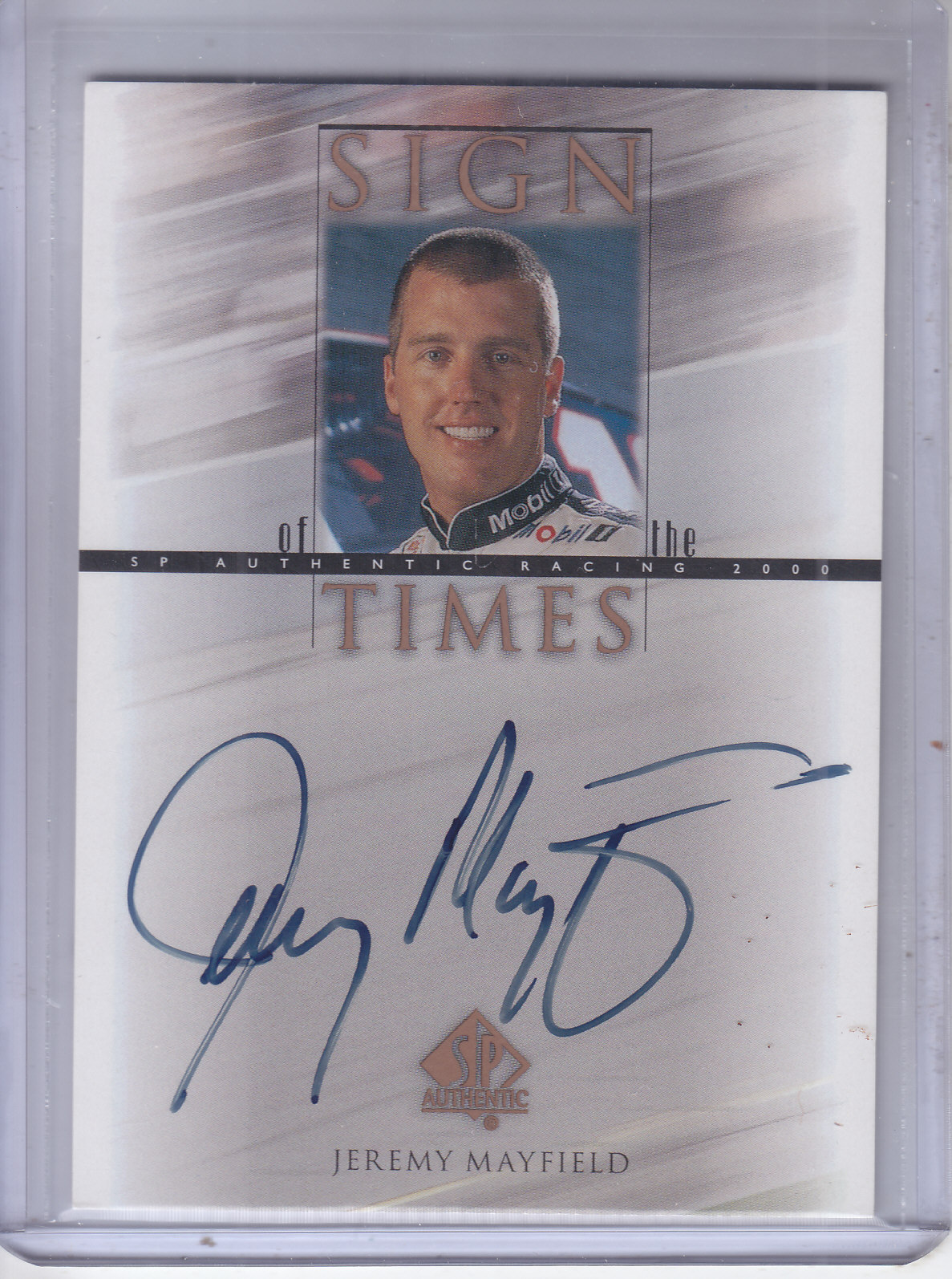 2000 SP Authentic Sign of the Times #JM Jeremy Mayfield