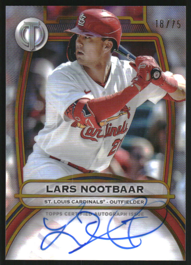 299枚限定】 Lars Nootbaar Topps Tier One Certified Break Out 