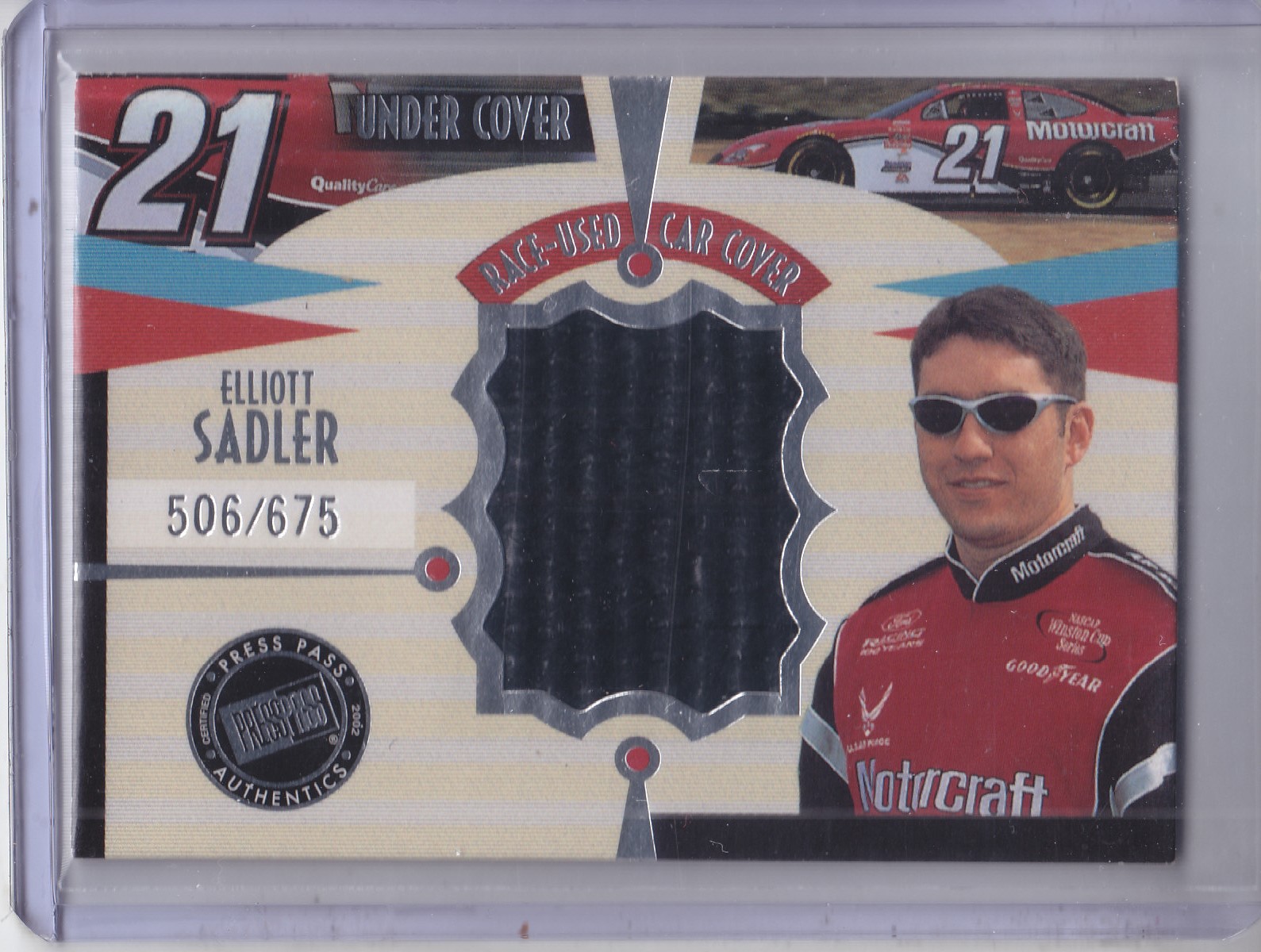 2002 Press Pass Eclipse Under Cover Drivers #CD8 Elliott Sadler