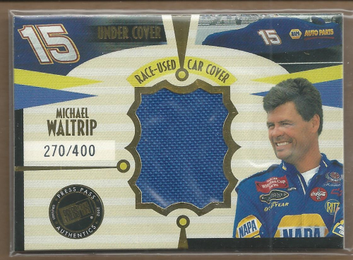 2002 Press Pass Eclipse Under Cover Gold Drivers #CD11 Michael Waltrip