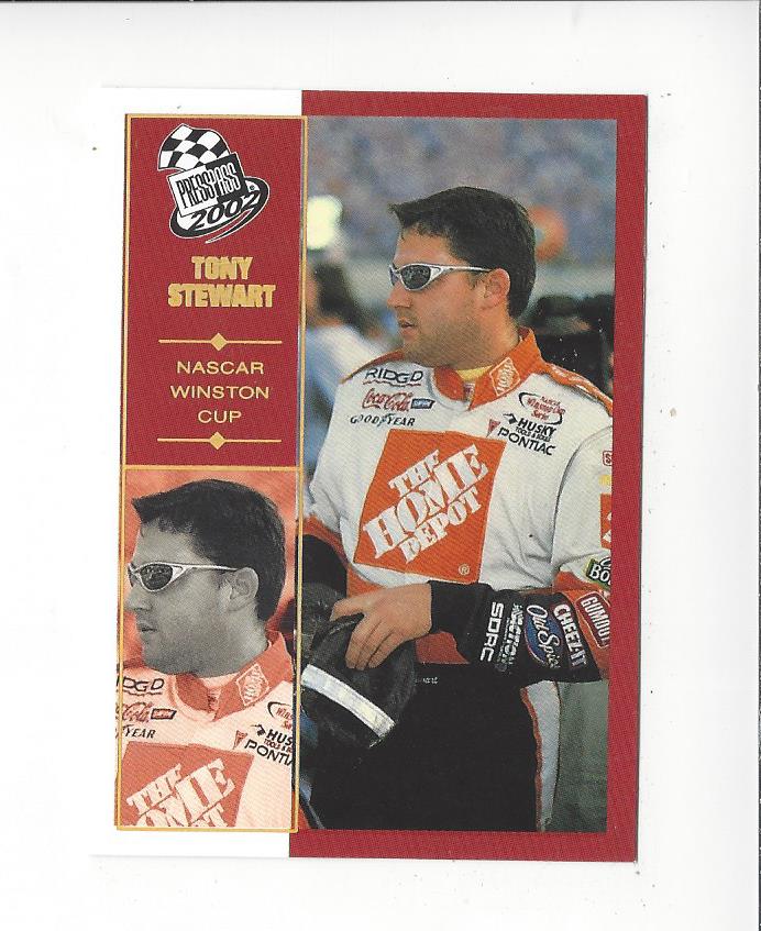 2002 Press Pass Platinum #34 Tony Stewart