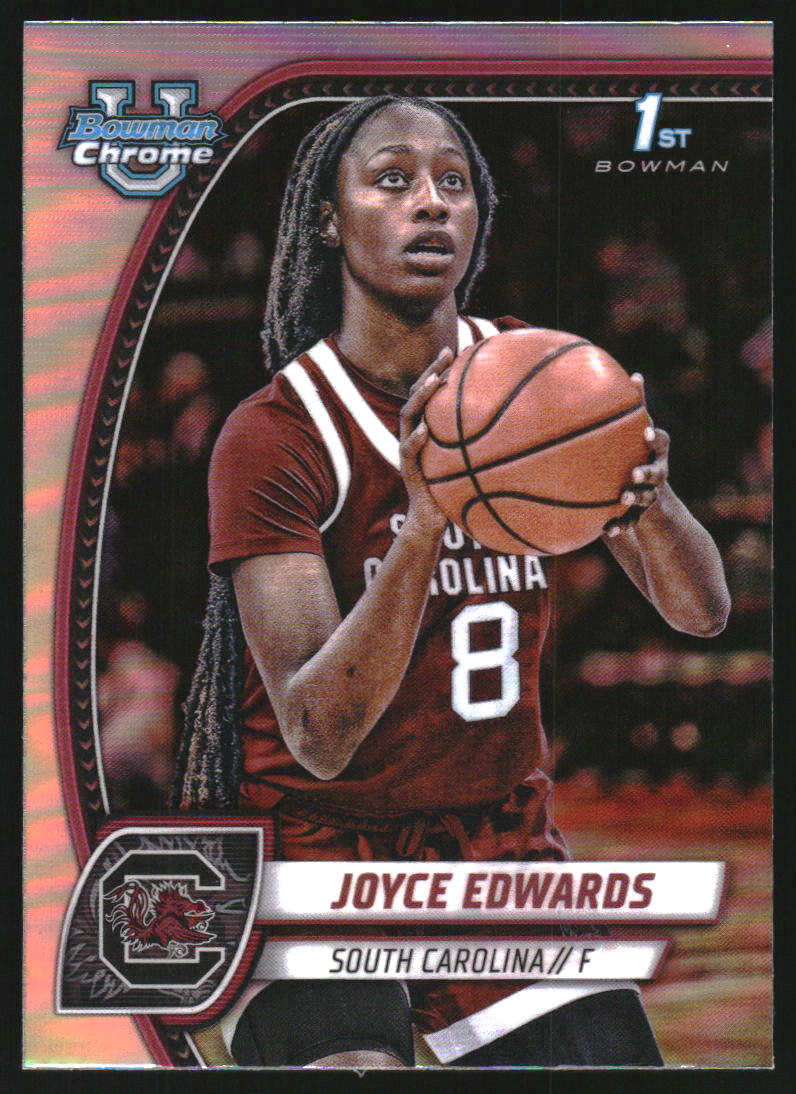 2024-25 Bowman Chrome University Refractors #36 Joyce Edwards