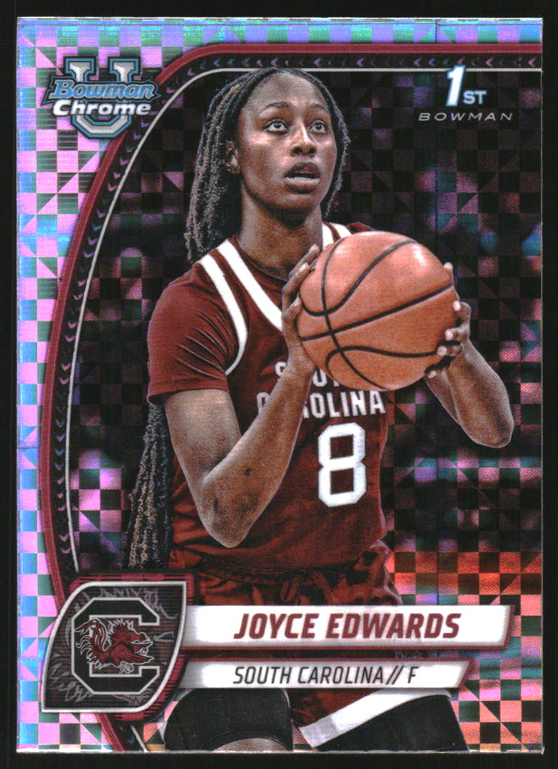 2024-25 Bowman Chrome University X-Fractors #36 Joyce Edwards