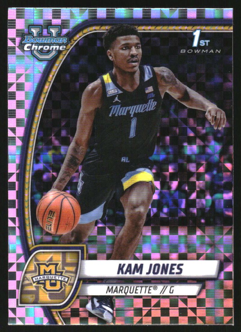 2024-25 Bowman Chrome University X-Fractors #39 Kam Jones