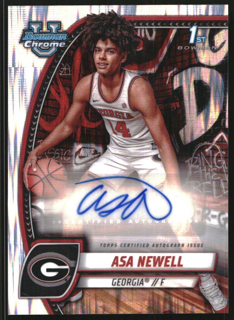 Asa Newell #25 2025-26 Panini Signature Series Basketball Hardwood Graphs