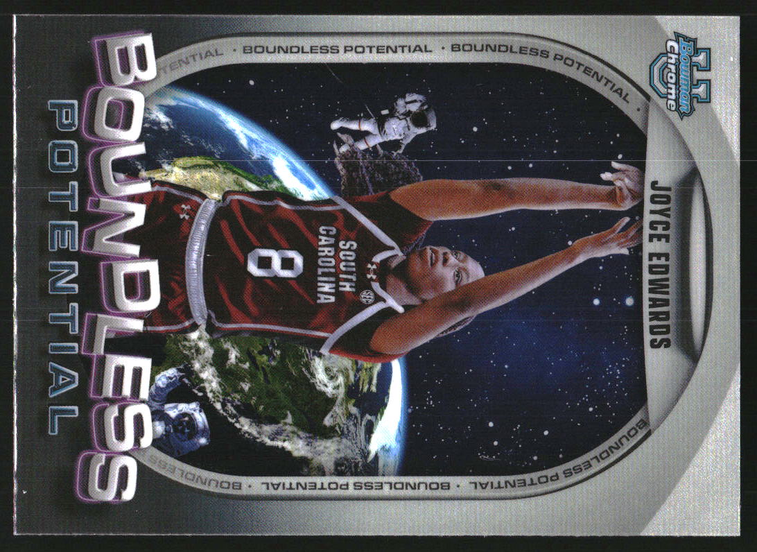 2024-25 Bowman Chrome University Boundless Potential #BP18 Joyce Edwards