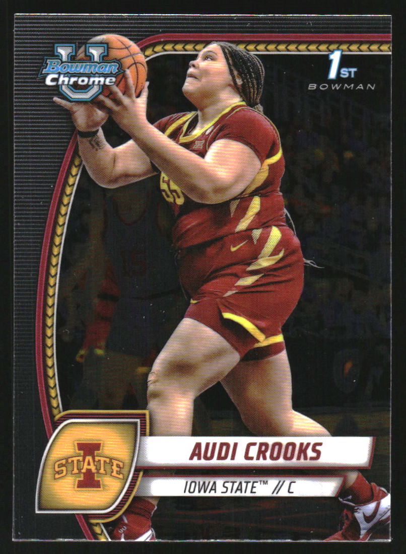 2024-25 Bowman Chrome University #9 Audi Crooks