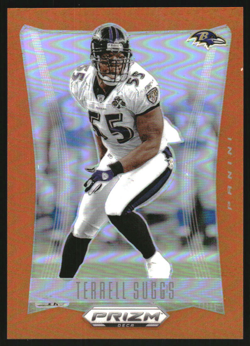 2024 Panini Prizm Deca Football Orange Terrell Suggs #27