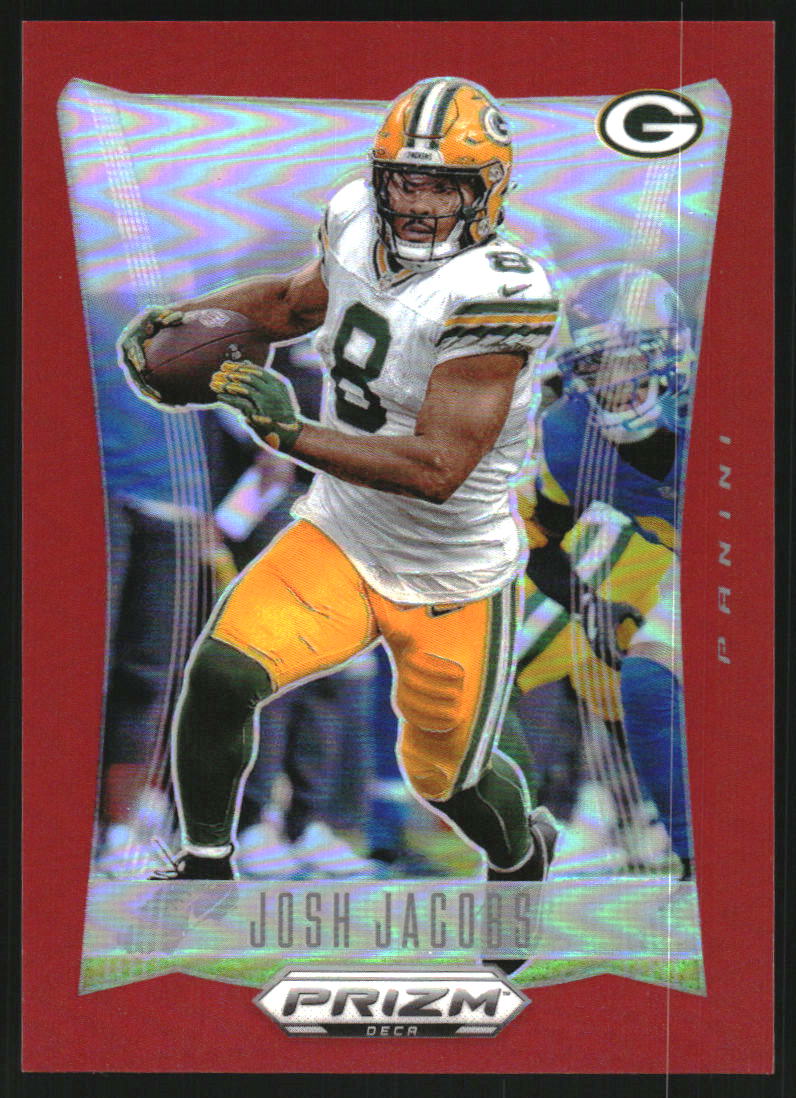 2024 Panini Prizm Deca Prizms Red #110 Josh Jacobs