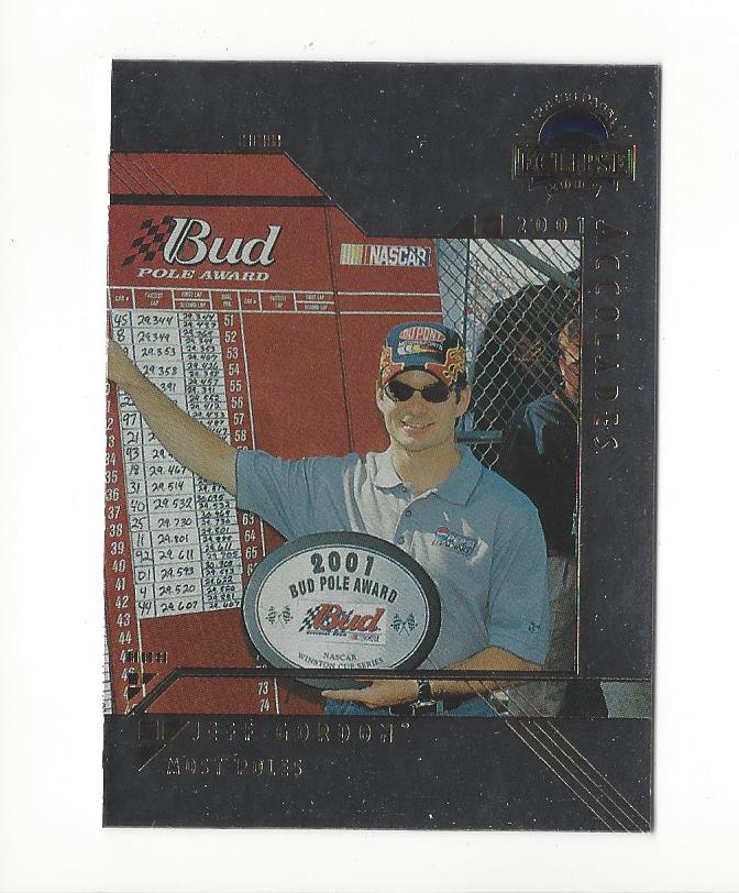 2002 Press Pass Eclipse Solar Eclipse #S29 Jeff Gordon ACC