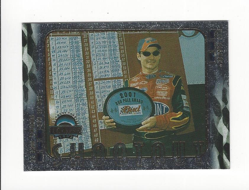 2002 Press Pass Eclipse Solar Eclipse #S38 Jeff Gordon SO