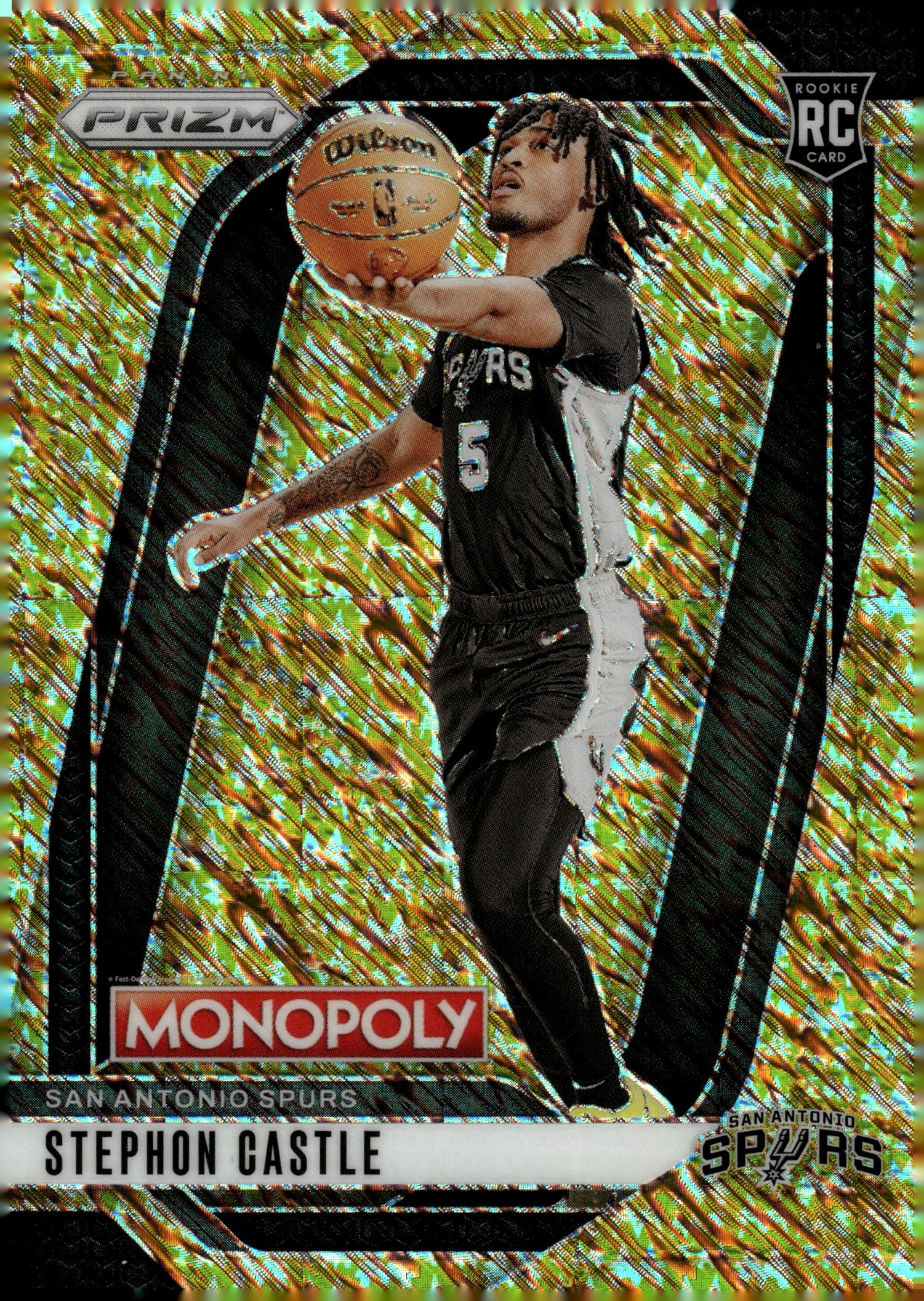 2024-25 Panini Prizm Monopoly Stephon Castle 47/500 Gold