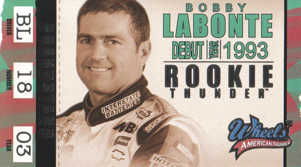 2003 Wheels American Thunder Rookie Thunder #RT16 Bobby Labonte