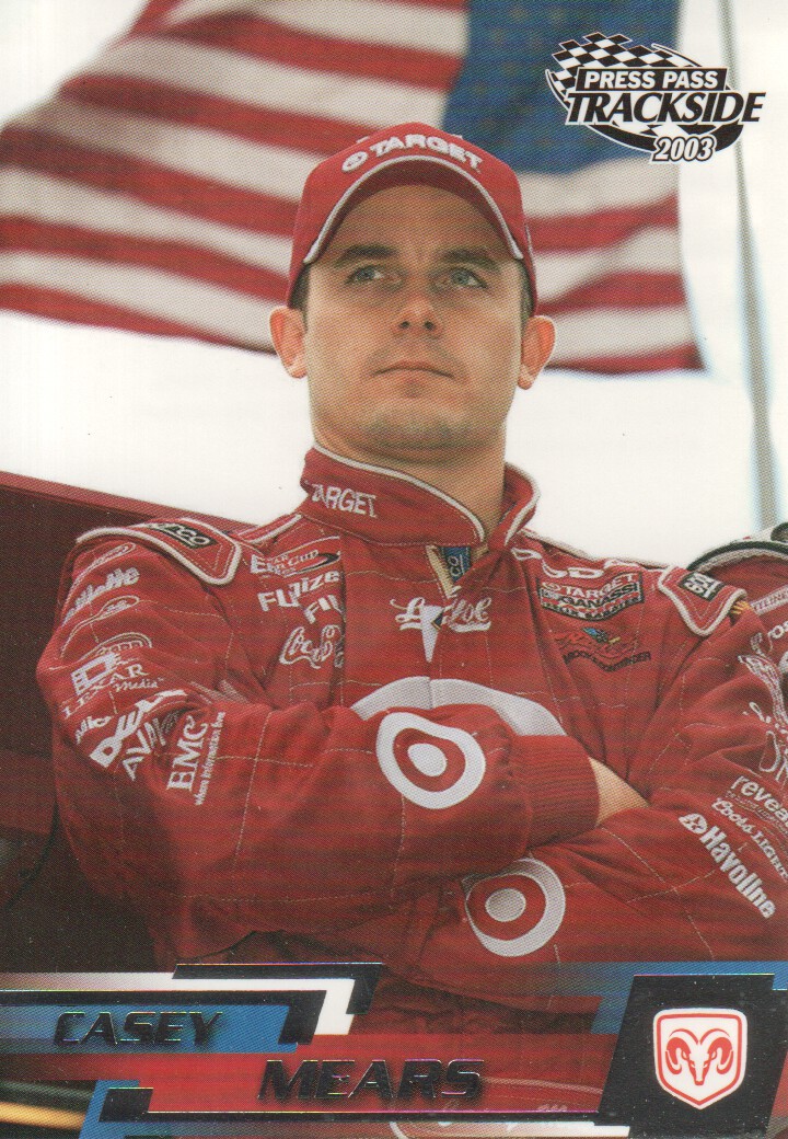 2003 Press Pass Trackside #15 Casey Mears CRC