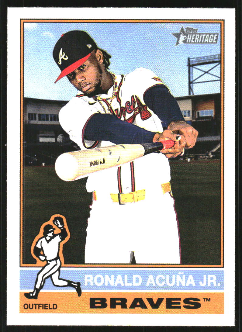 🔥 RONALD ACUNA JR ROOKIE HIGH NUMBER SP 2018 TOPPS HERITAGE
