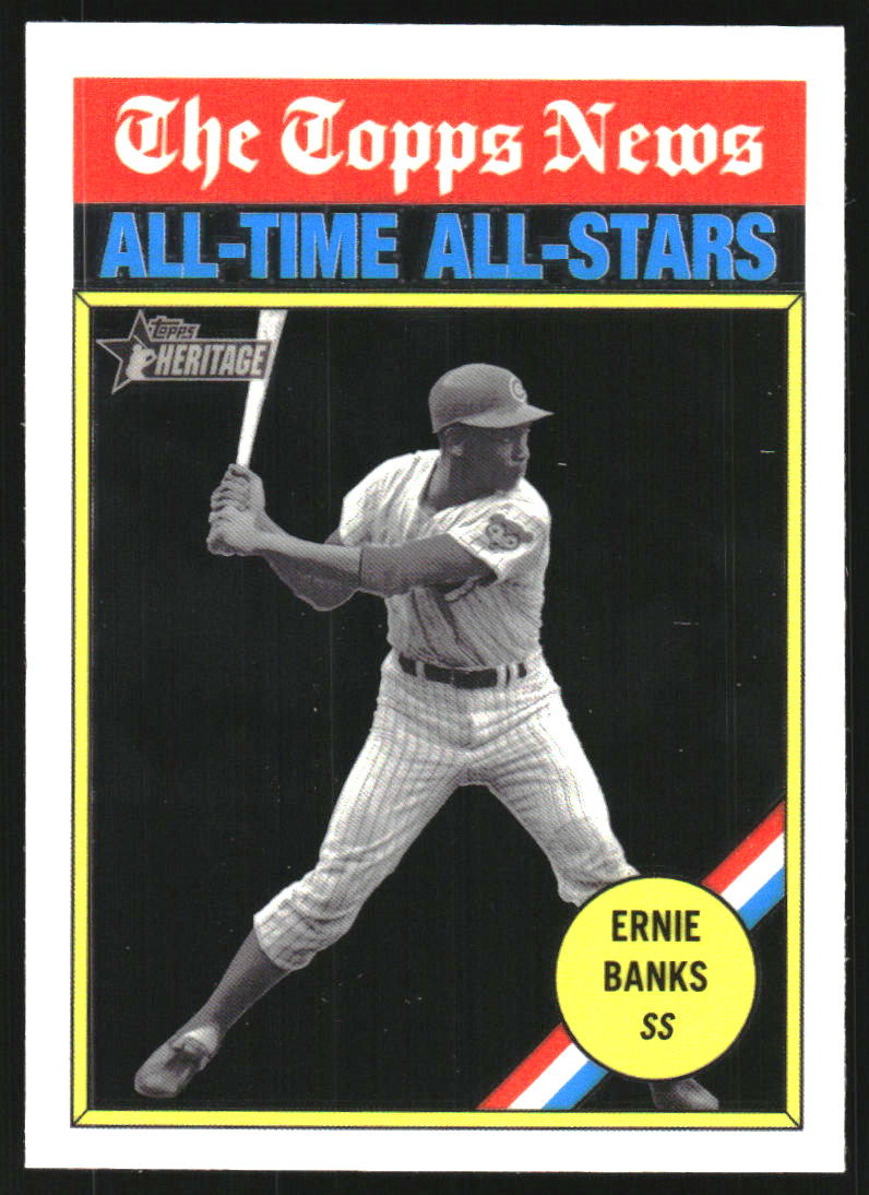 2025 Topps Heritage Chrome #343 Ernie Banks AS