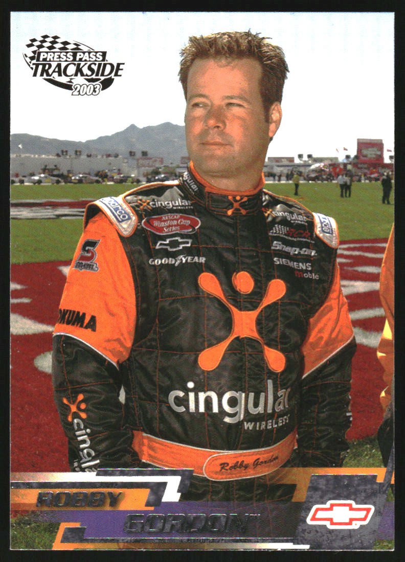 2003 Press Pass Trackside Samples #21 Robby Gordon
