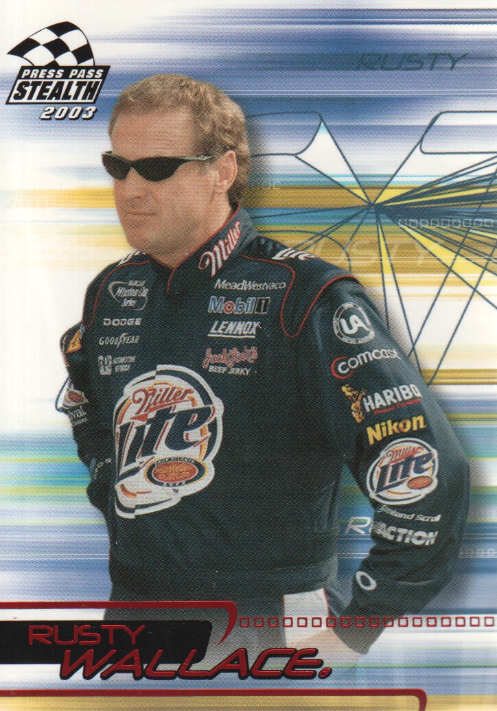 2003 Press Pass Stealth Red #P1 Rusty Wallace