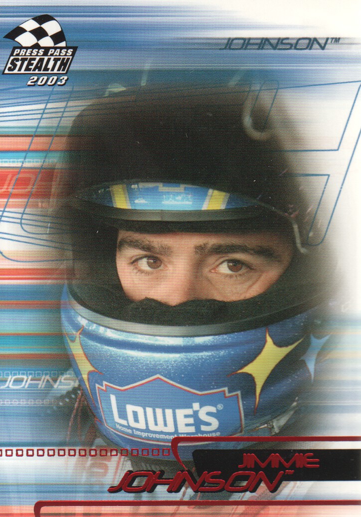 2003 Press Pass Stealth Red #P36 Jimmie Johnson