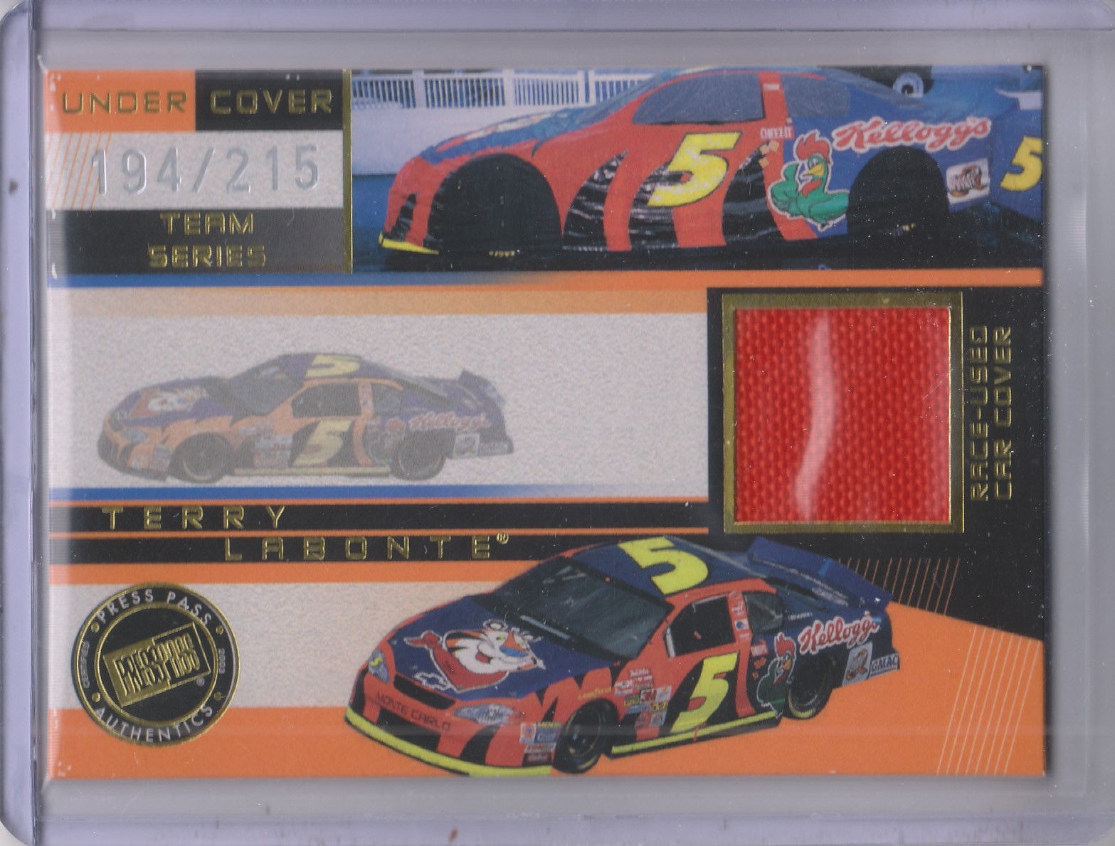 2003 Press Pass Eclipse Under Cover Cars #UCT10 Terry Labonte