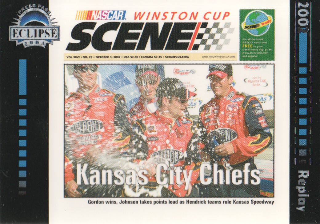 2003 Press Pass Eclipse #38 Kansas City Chiefs WCS