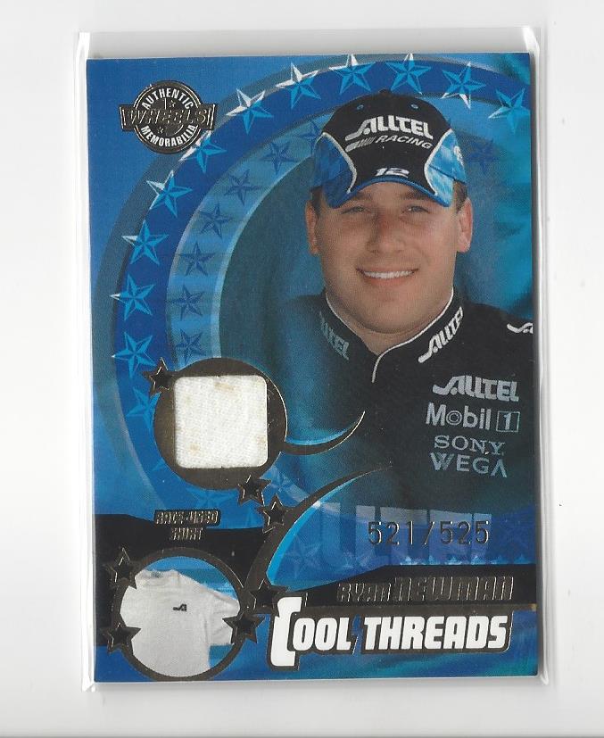 2004 Wheels American Thunder Cool Threads #CT12 Ryan Newman