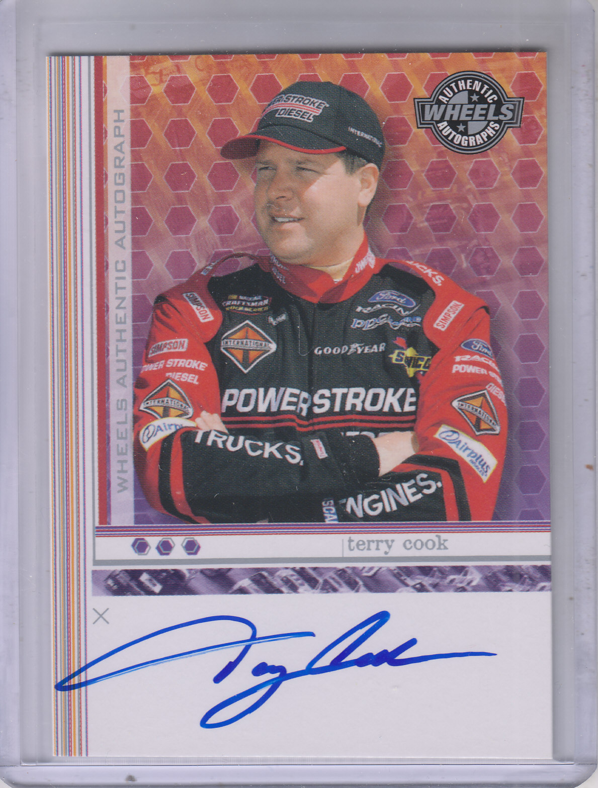 2004 Wheels Autographs #12 Terry Cook AT