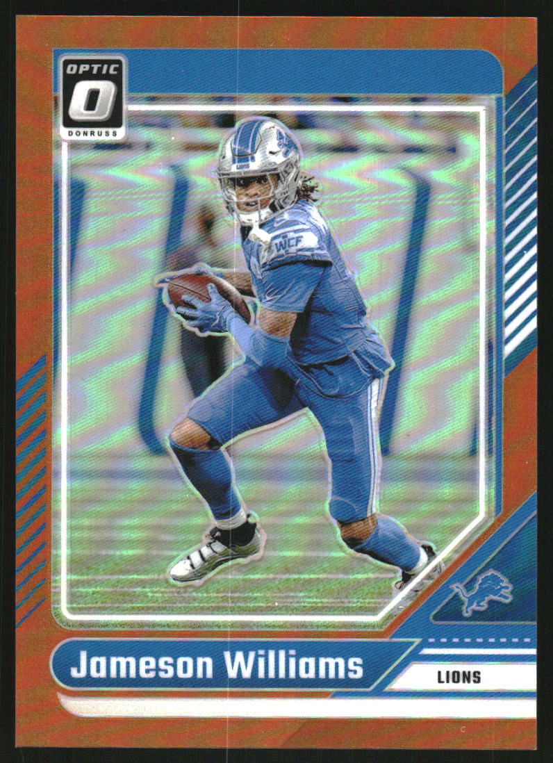 2024 Donruss Optic Orange #67 Jameson Williams /249