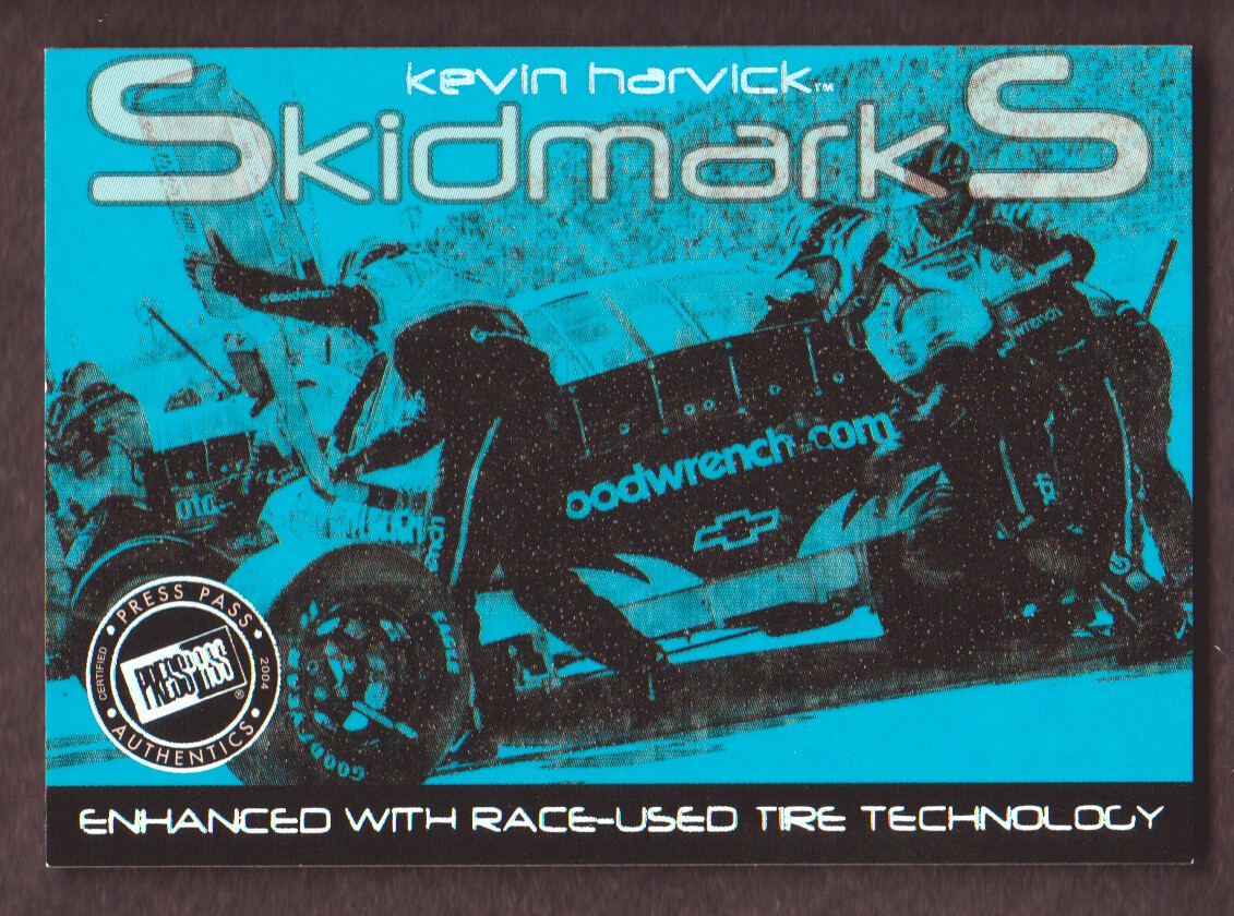 2004 Press Pass Eclipse Skidmarks Holofoil #SM9 Kevin Harvick