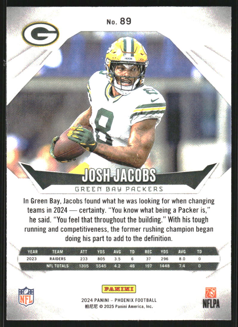2024 Panini Phoenix International #89 Josh Jacobs