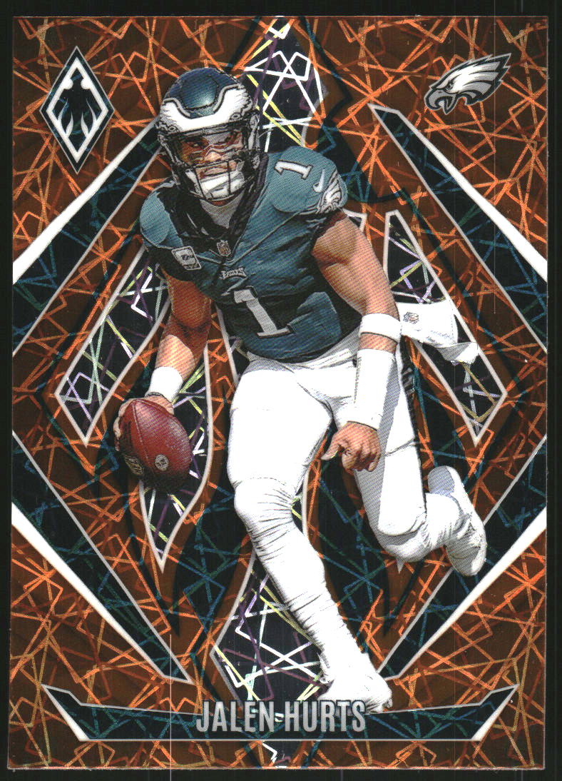 2024 Panini Phoenix Orange Lazer #70 Jalen Hurts