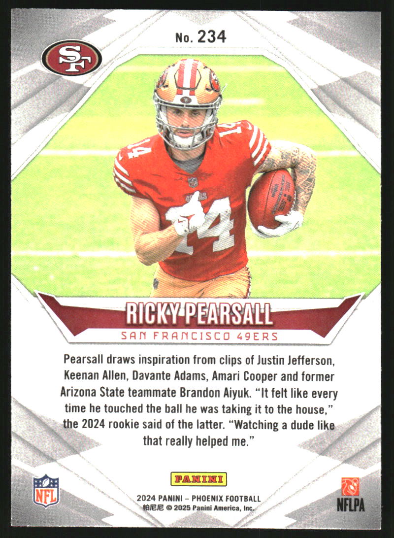 2024 Panini Phoenix #234 Ricky Pearsall RC