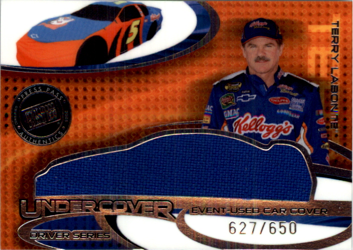 2005 Press Pass Eclipse Under Cover Drivers Silver #UCD12 Terry Labonte