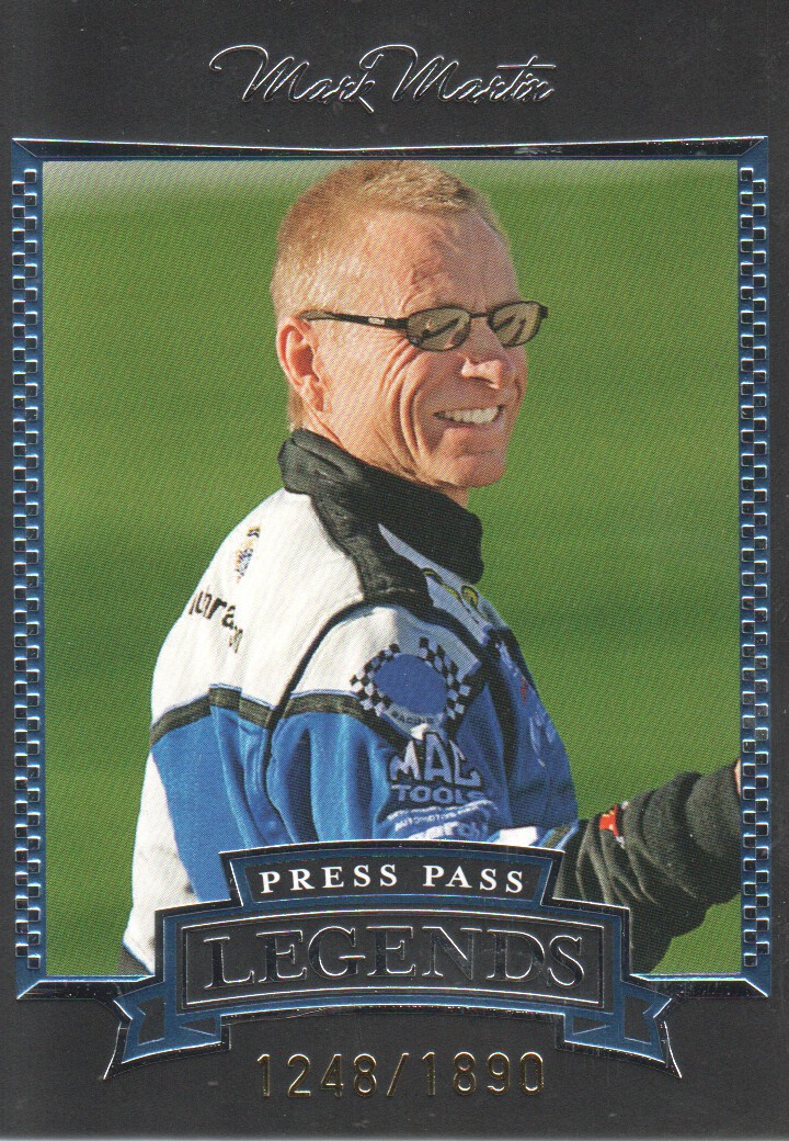 2005 Press Pass Legends Blue #24B Mark Martin