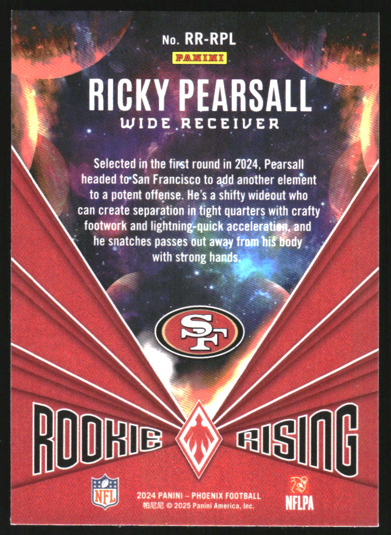 2024 Panini Phoenix Rookie Rising #9 Ricky Pearsall
