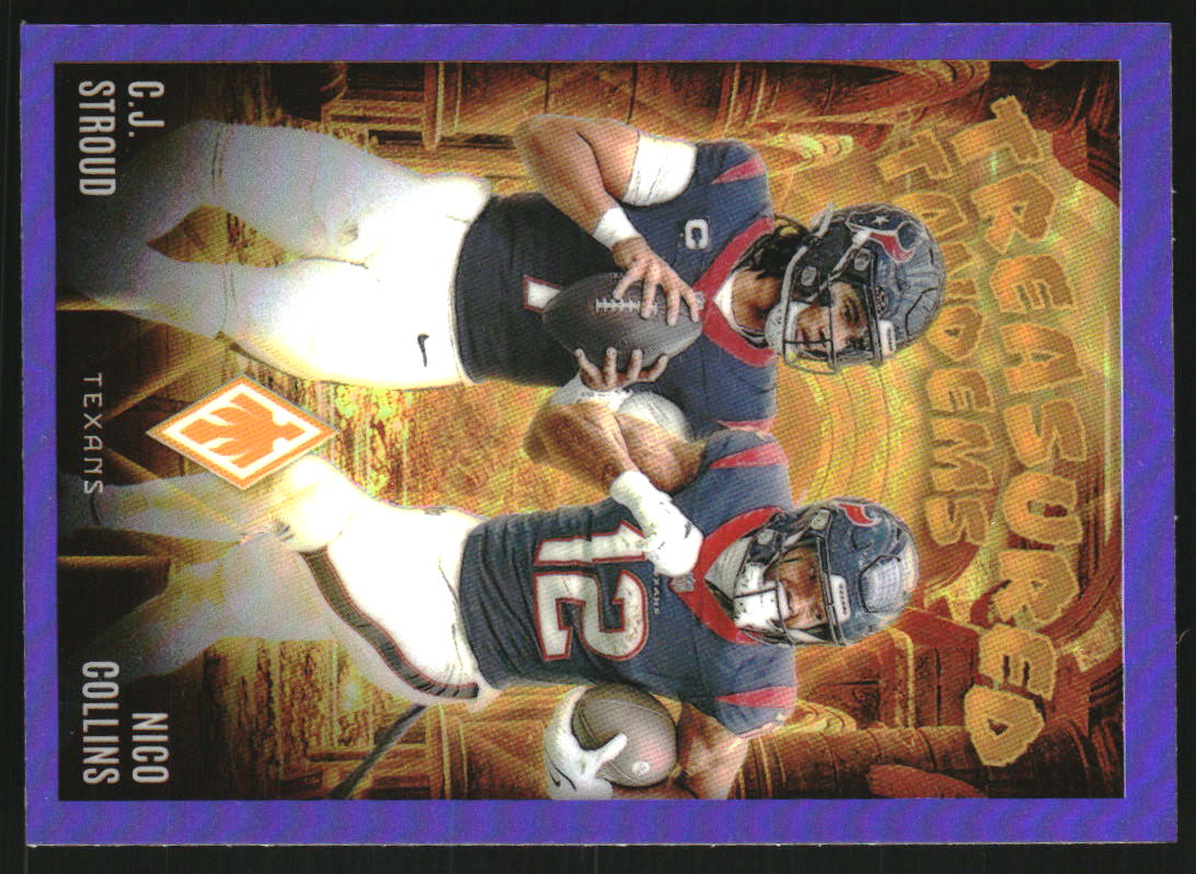 2024 Panini Phoenix Treasured Tandems Purple #15 CJ Stroud Nico Collins