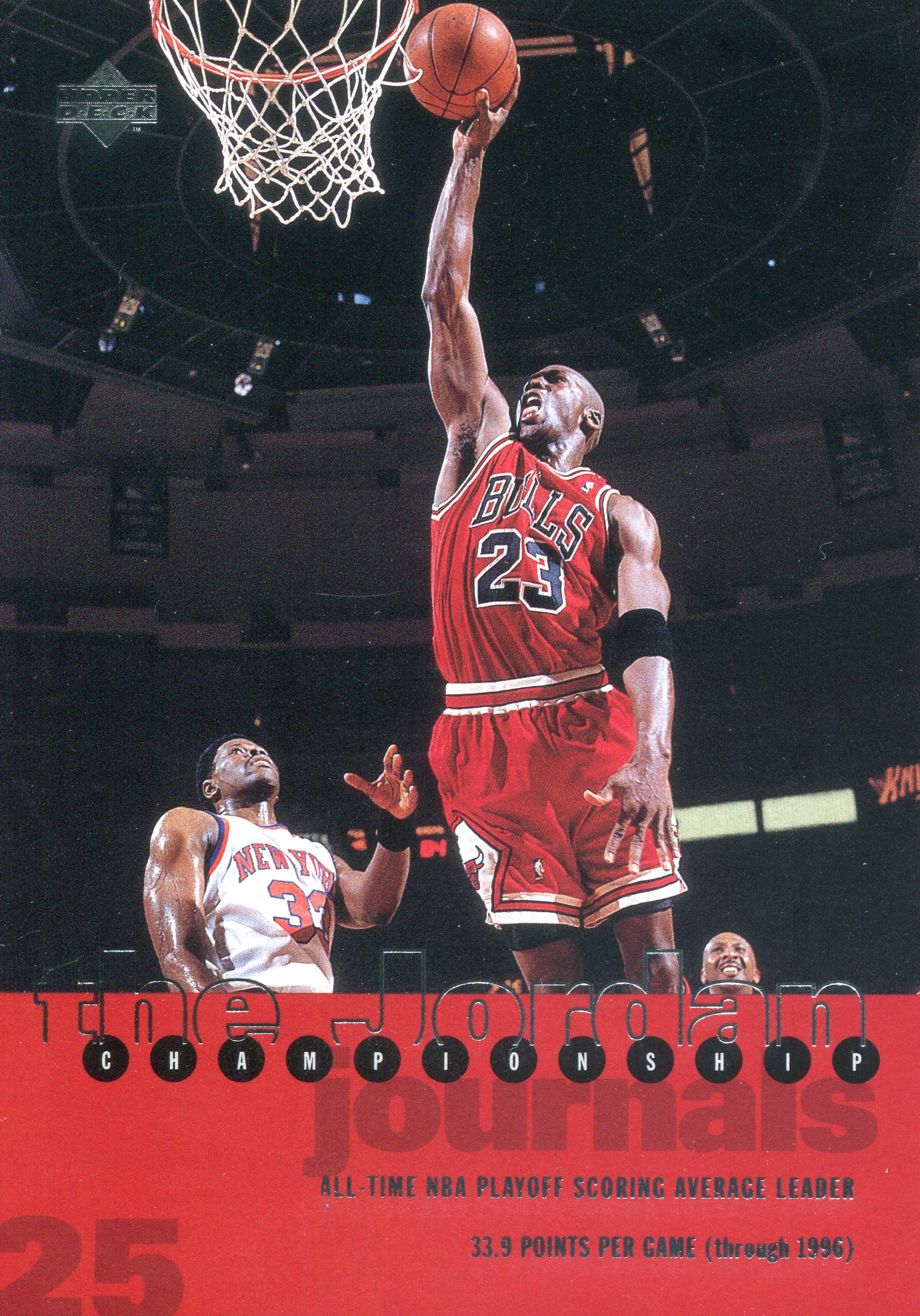 1997 Upper Deck Michael Jordan Championship Journals #25 All-Time NBA ...