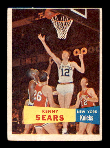 1957-58 Topps #7 Kenny Sears DP RC