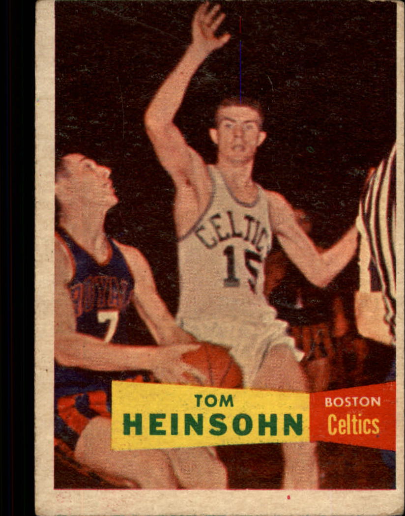1957-58 Topps #19 Tom Heinsohn RC