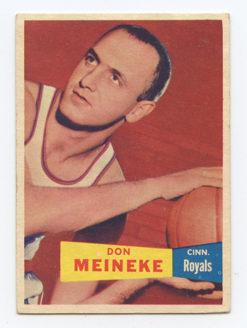 1957-58 Topps #21 Don Meineke DP RC