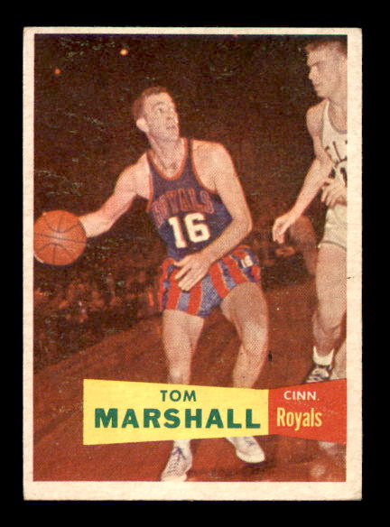 1957-58 Topps #22 Tom Marshall