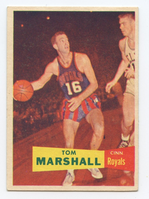 1957-58 Topps #22 Tom Marshall