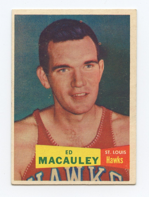 1957-58 Topps #27 Ed Macauley DP RC